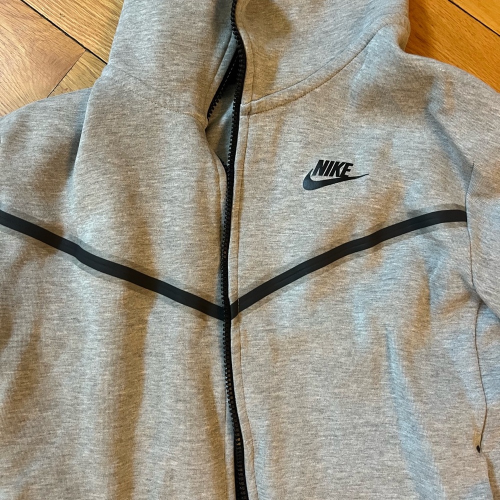Nike Gray Zip-Up Hoodie